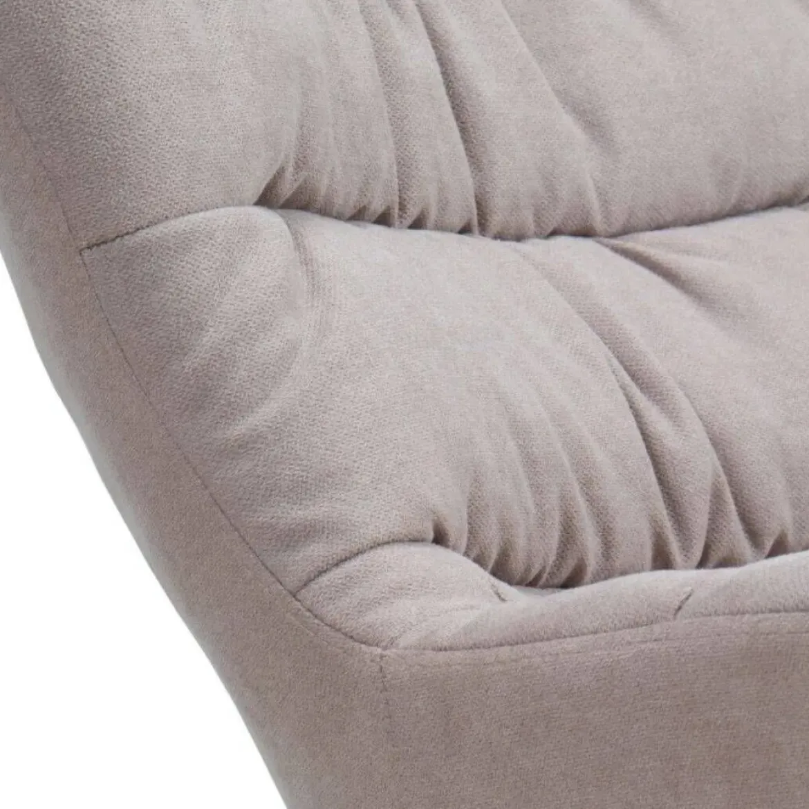 Balancín beige acolchado de estilo nórdico GABAR 10417