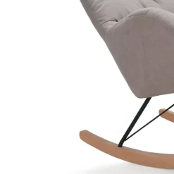 Balancín beige acolchado de estilo nórdico GABAR 10417