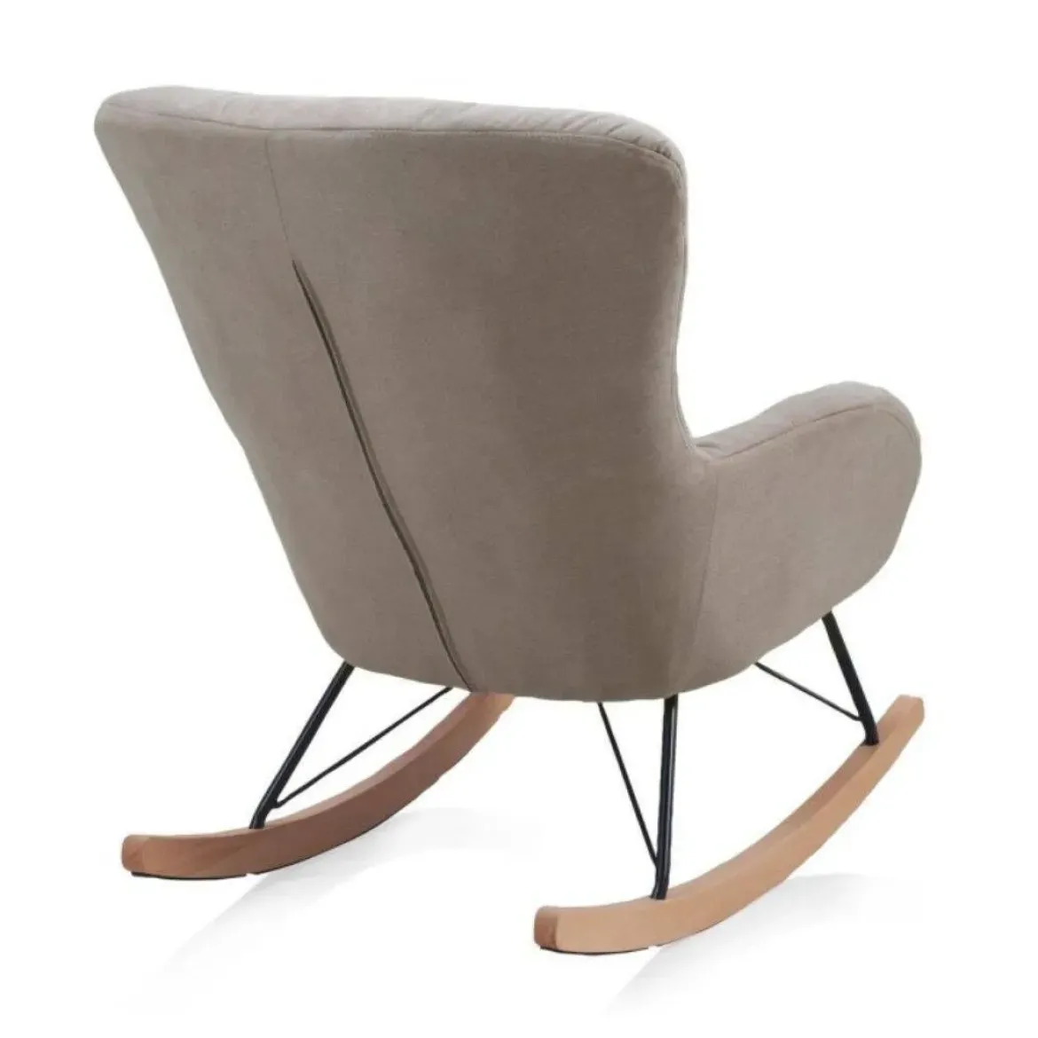Balancín beige acolchado de estilo nórdico GABAR 10417