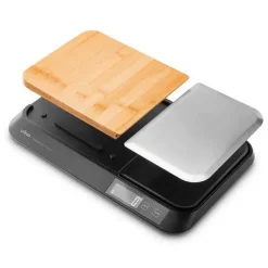 Balanza Cocina Digital UFESA SmartScaleChop ExtraPlana con Tabla Cortar, 1g-5kg SMARTSCALECHOP