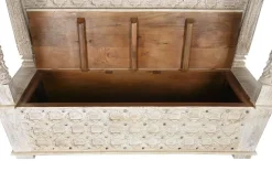 Banco de Interior en Madera de Mango Envejecido Natural MB-208591