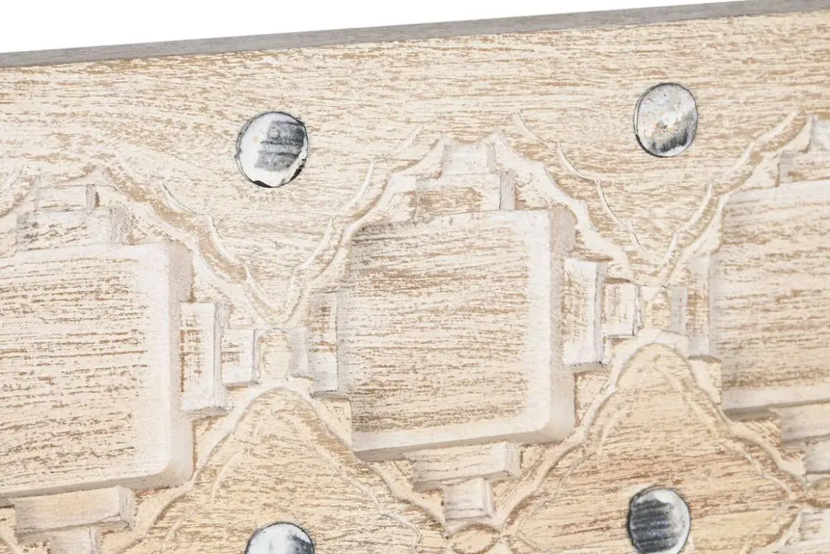 Banco de Interior en Madera de Mango Envejecido Natural MB-208591