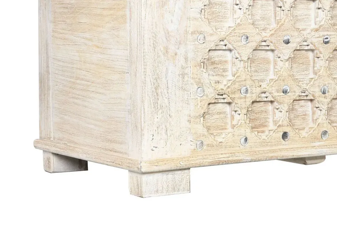 Banco de Interior en Madera de Mango Envejecido Natural MB-208591
