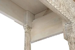 Banco de Interior en Madera de Mango Envejecido Natural MB-208591