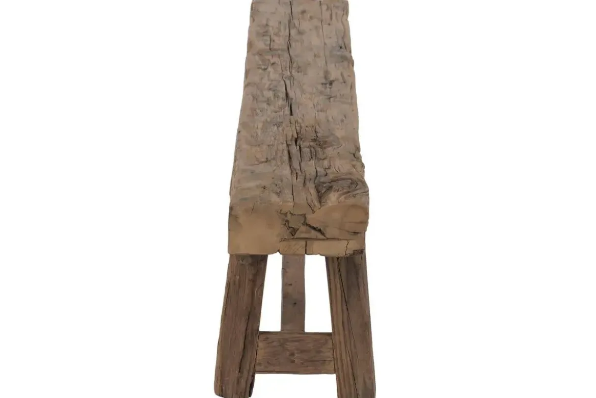 Banco de Madera Reciclada Rústico Color Marrón MB-224030
