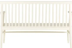 Banco en Madera de Mango y MDF color Crema 153 cm MB-223566