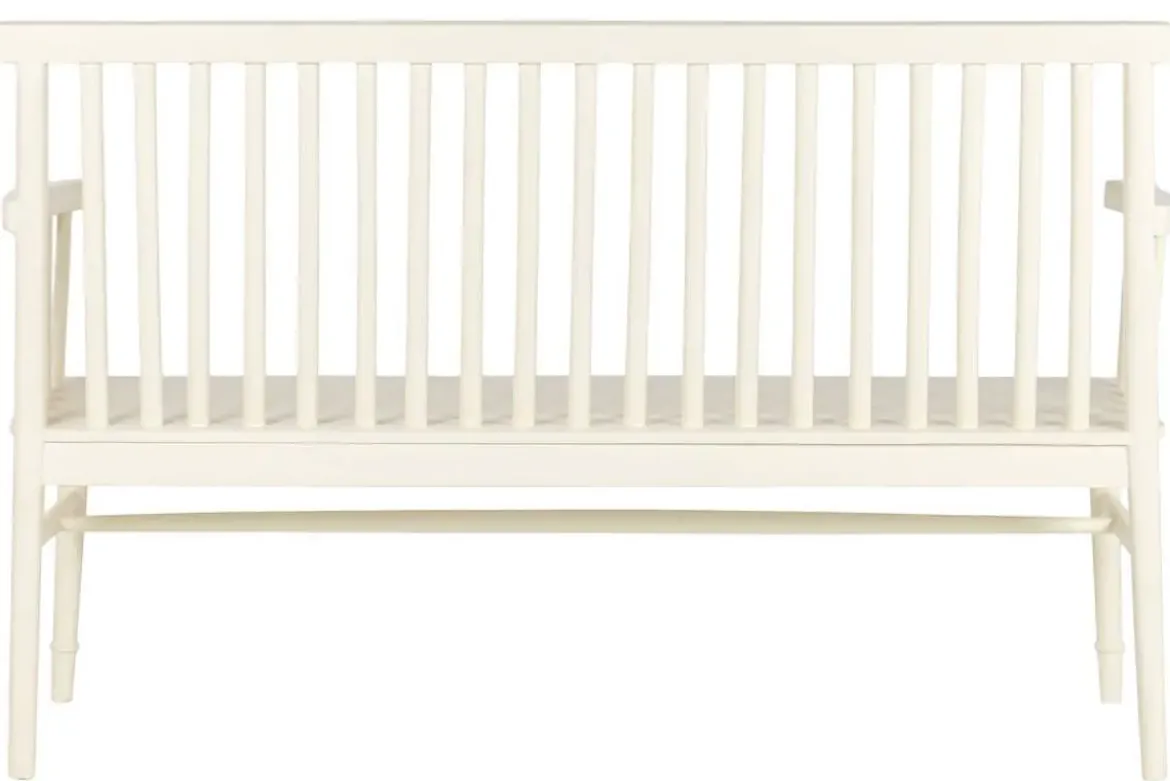 Banco en Madera de Mango y MDF color Crema 153 cm MB-223566