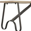 Banco Estructura de Teca y Hierro 155 cm MB-224029