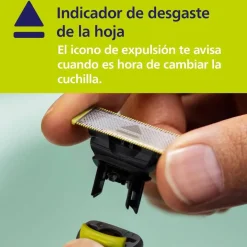 Barbero Recortador Philips OneBlade Pro Cara y Cuerpo Cuchilla 360 Peine-guía 12 longitudes QP6542/15