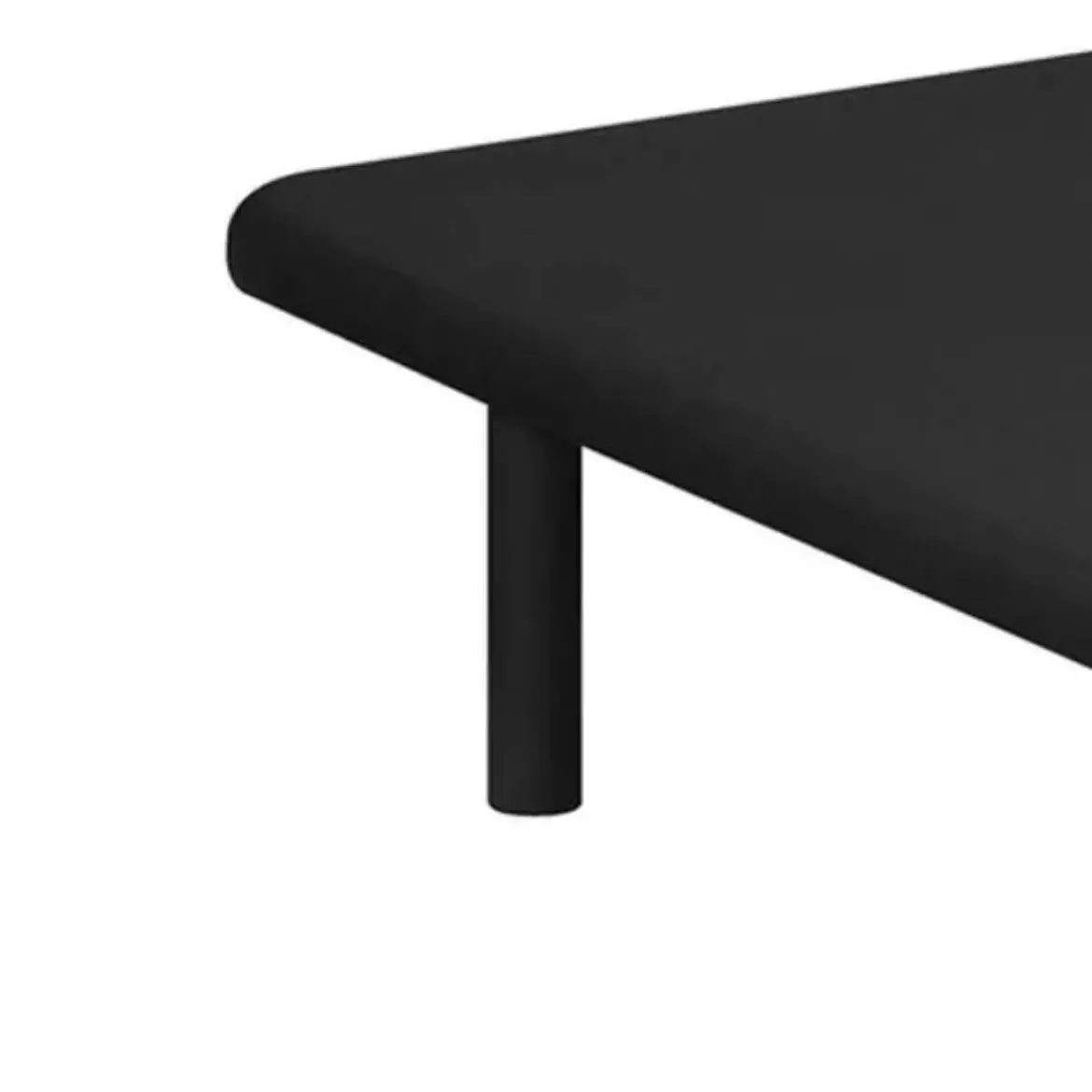 Base Tapizada en color Negro 90x200 cm PIKOLÍN DL12086
