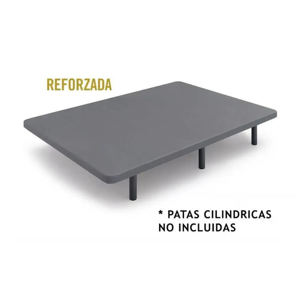 Base tapizada 150x200 color Gris DSUEÑOS BT-205