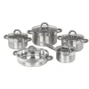 Batería de Cocina Acero Inoxidable 5 Piezas JATA-H BC10
