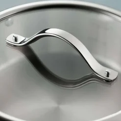 Batería de Cocina 4 Piezas Acero Inoxidable Tramontina TEMPO
