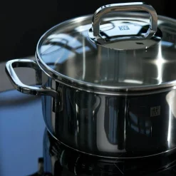 Batería de Cocina 5 Piezas de Acero Inoxidable QUADRO