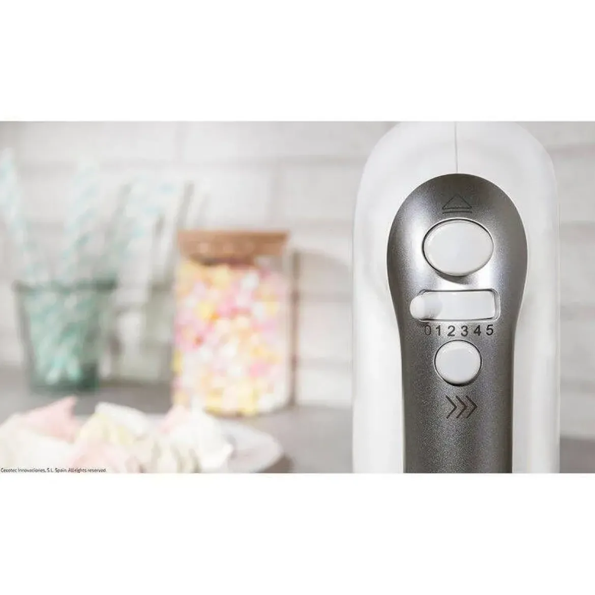 Batidora amasadora de varillas CECOTEC PowerTwist 500