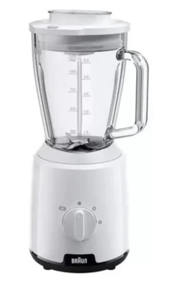 Batidora BRAUN 600W, 1.25L, Cristal, JB1050WH