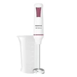 Batidora de Mano Blanca con Vaso Medidor TAURUS ROBOT 1000 INOX 916443000