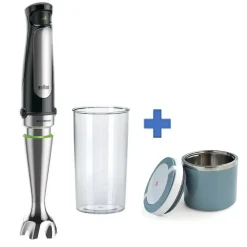 Batidora de Mano 1000W con Vaso Medidor y Lunch Box BRAUN MQ7000XLUNCH