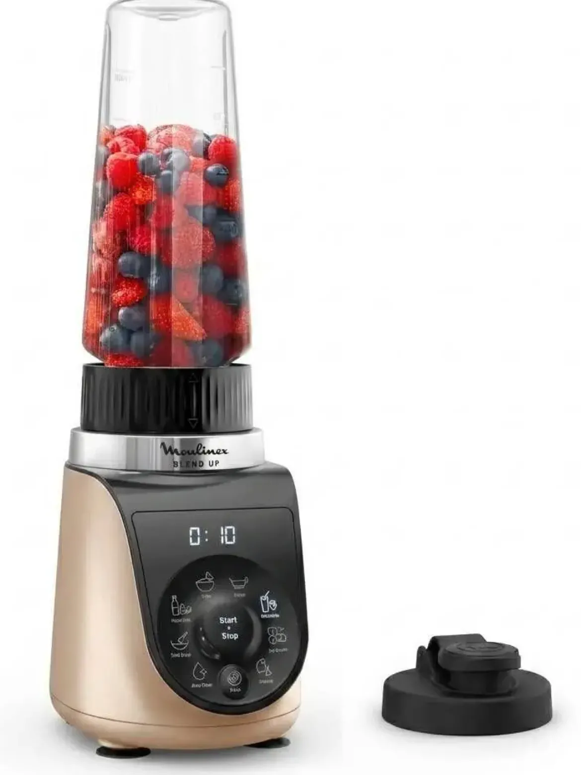 Batidora de Vaso MOULINEX LM190A 1000W con 8 Programas