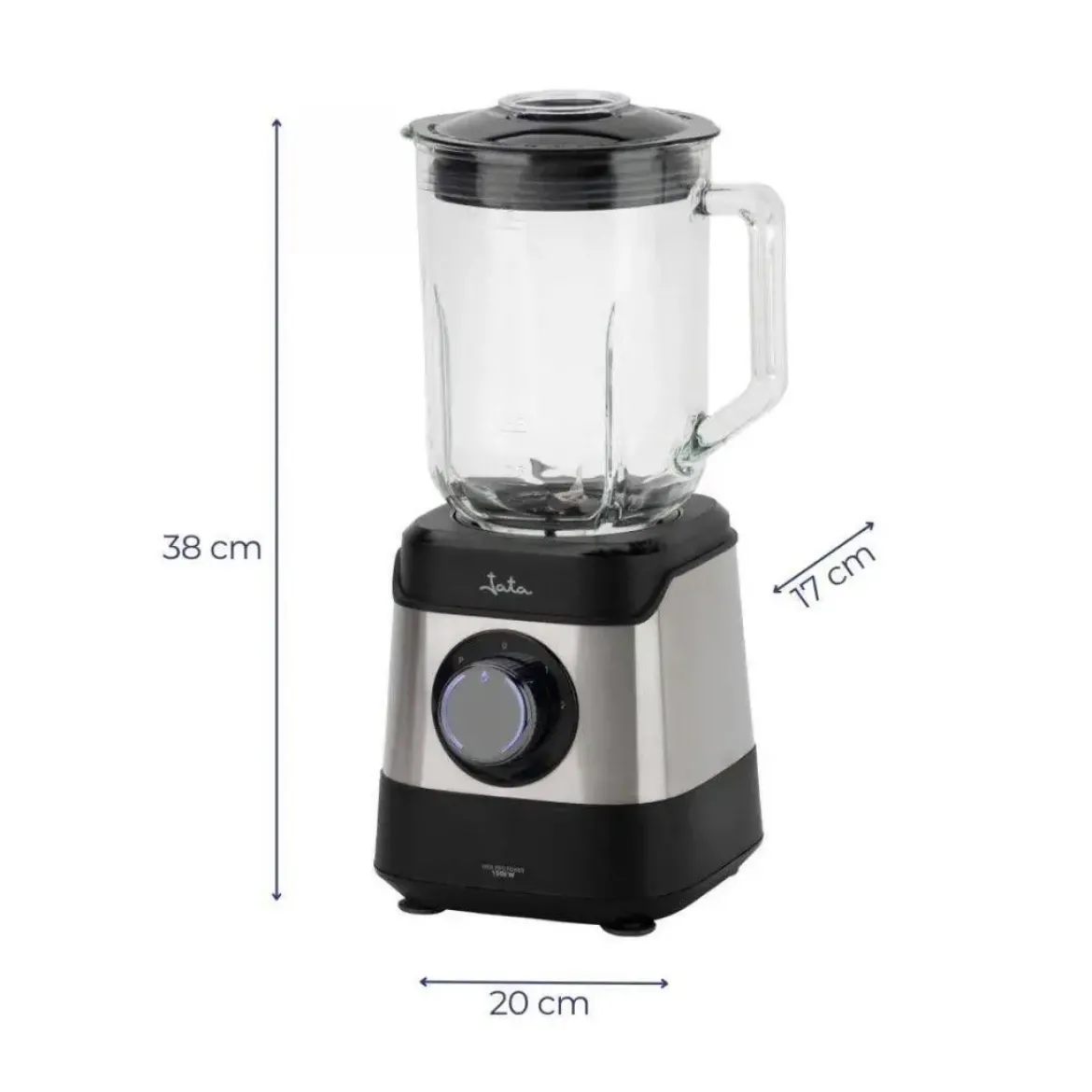 Batidora de Vaso Potente de Cristal 1.500 W JEBT3855 JATA