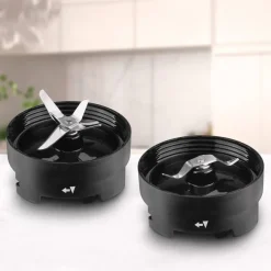 Batidora de Vaso Ufesa Nutriboom 900W con 2 Vasos y Cuchillas Inox Negro