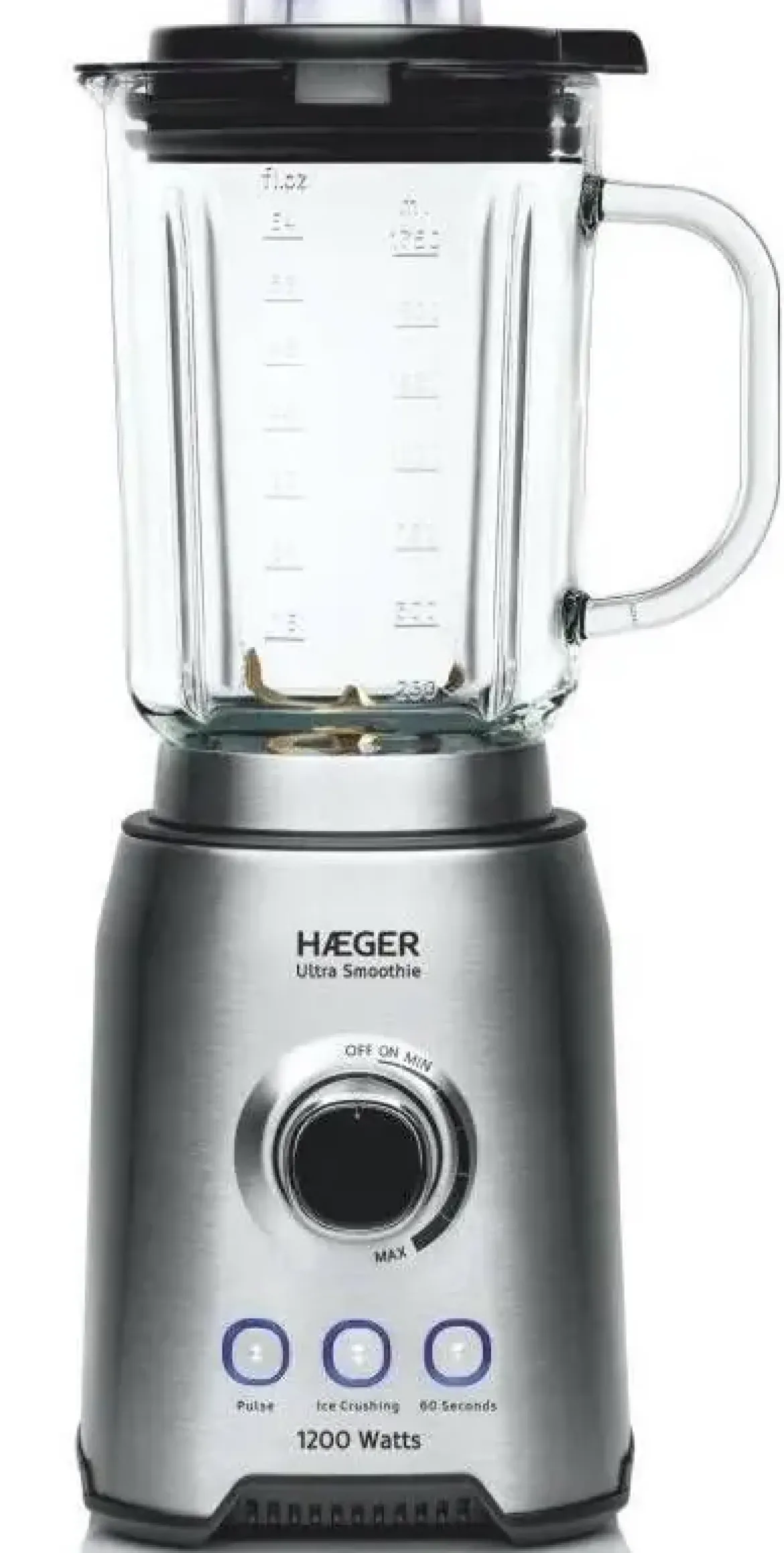 Batidora HAEGER 1200W Cristal 1.5L Smoothie Ultra LQ120006A