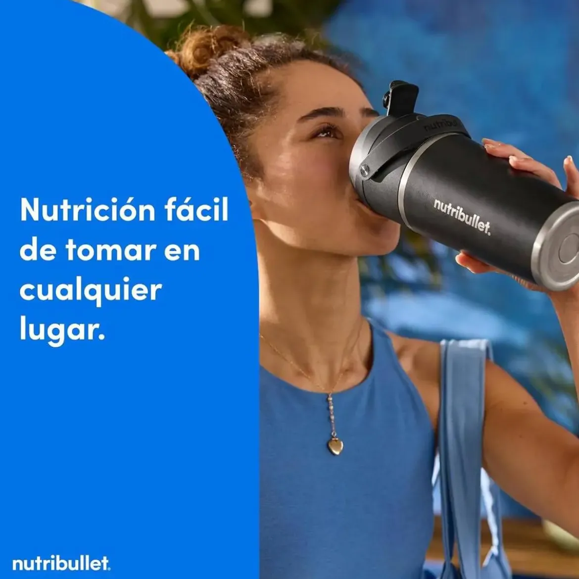 Batidora Nutribullet Flip 11.1V vaso 590ml USB-C NBP016B