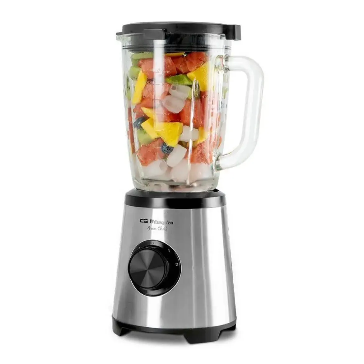 Batidora Orbegozo 1500W 1.75L Inox Pic hielo BV15350
