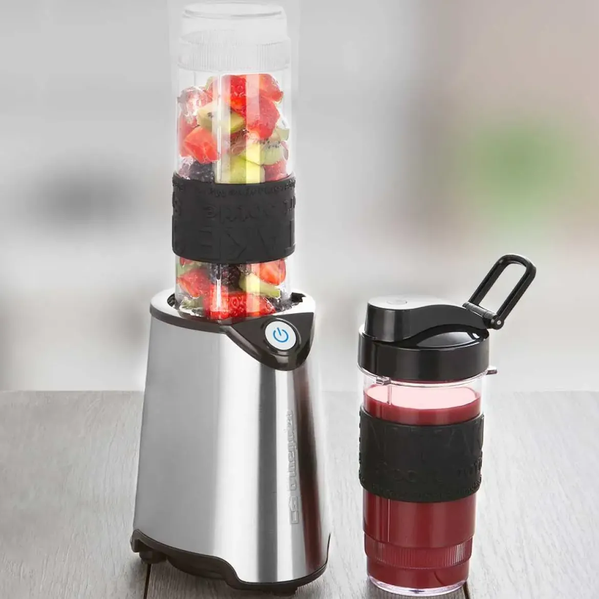 Batidora Orbegozo 300W, 2 Vasos Portátil BV7500