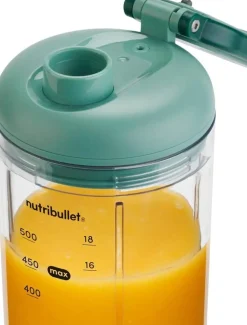 Batidora Personal Portátil Recargable Acero Inox NBP013GR