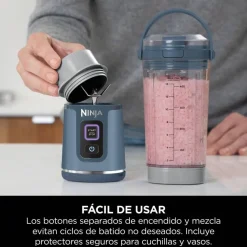 Batidora Portátil Recargable con Vaso 530 ml NINJA BLAST Azul BC151EUNV