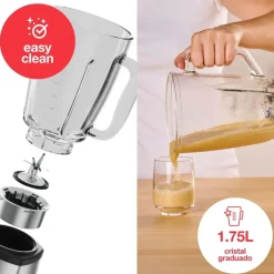 Batidora SOLAC Vaso 1500 W 1,5 L Inox BV5728