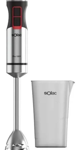 Batidora SOLAC 1200 W Caña Metálica + Vaso Medidor BA5615