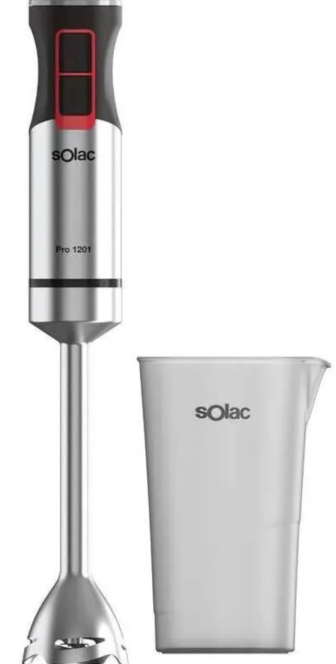 Batidora SOLAC 1200 W Caña Metálica + Vaso Medidor BA5615