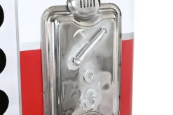 Botellero de Hierro Vintage Rojo Desgastado MB-205015