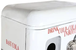 Botellero de Hierro Vintage Rojo Desgastado MB-205015
