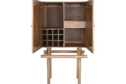 Botellero de Madera de Mango Natural MB-215094