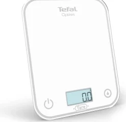 Báscula de Cocina Tefal de Vidrio Templado con Pantalla LED BC50U0