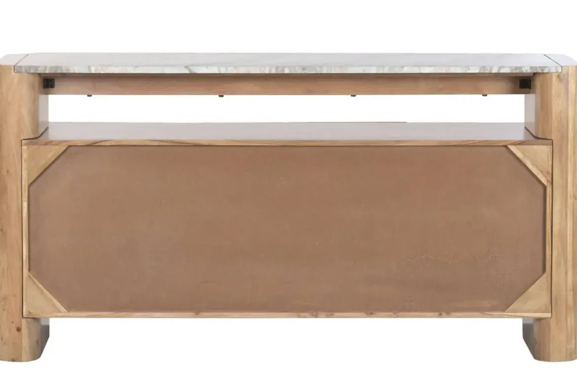 Buffet de Acacia con Tapa de Mármol Natural MB-221941