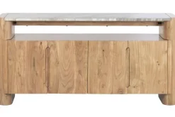 Buffet de Acacia con Tapa de Mármol Natural MB-221941