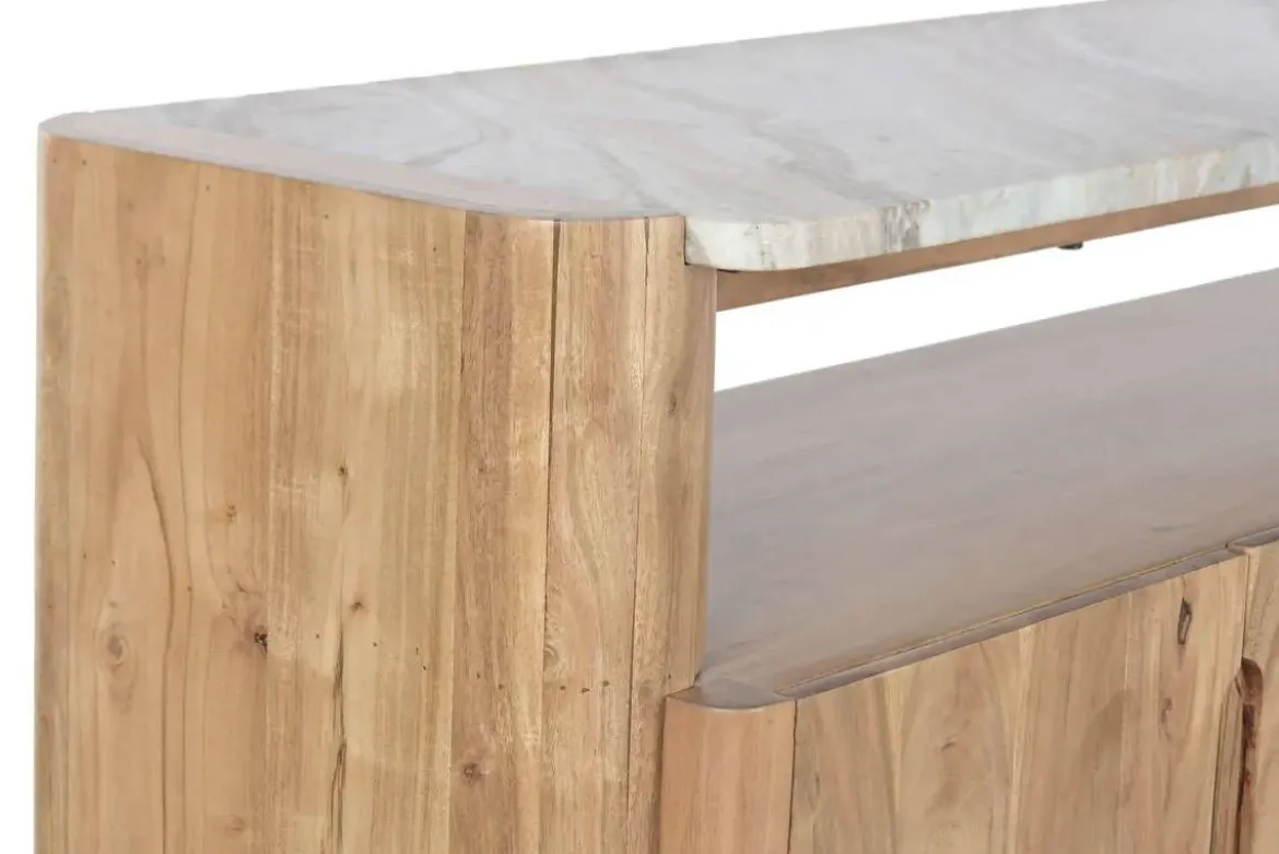 Buffet de Acacia con Tapa de Mármol Natural MB-221941