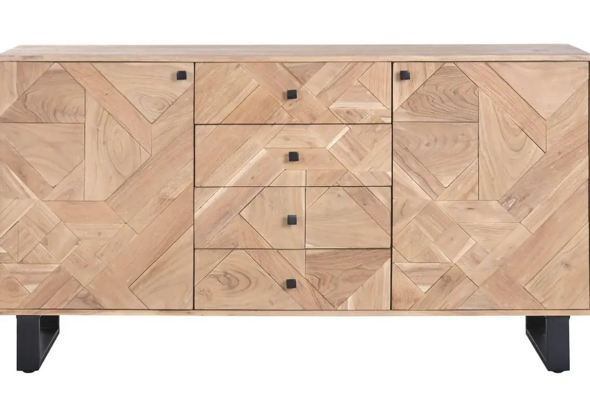 Buffet de Madera de Acacia con Patas de Metal MB-227289