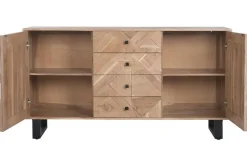 Buffet de Madera de Acacia con Patas de Metal MB-227289