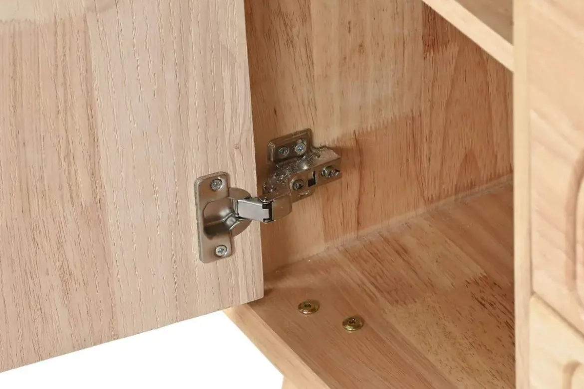 Buffet de Madera Rubberwood Acabado Natural MB-219987