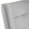 Butaca de Terciopelo Gris con Estructura Metálica MB-206618