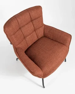 Butaca Fija Tapizada con Estructura de Metal DALIA CG1722