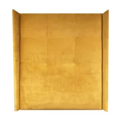 Cabecero 175cm para cama de 150 cm modelo CB71. En tela color mostaza