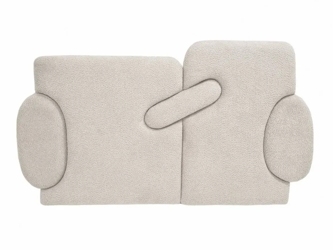 Cabecero Contemporáneo Rizo Suave Beige 185 cm 33-240