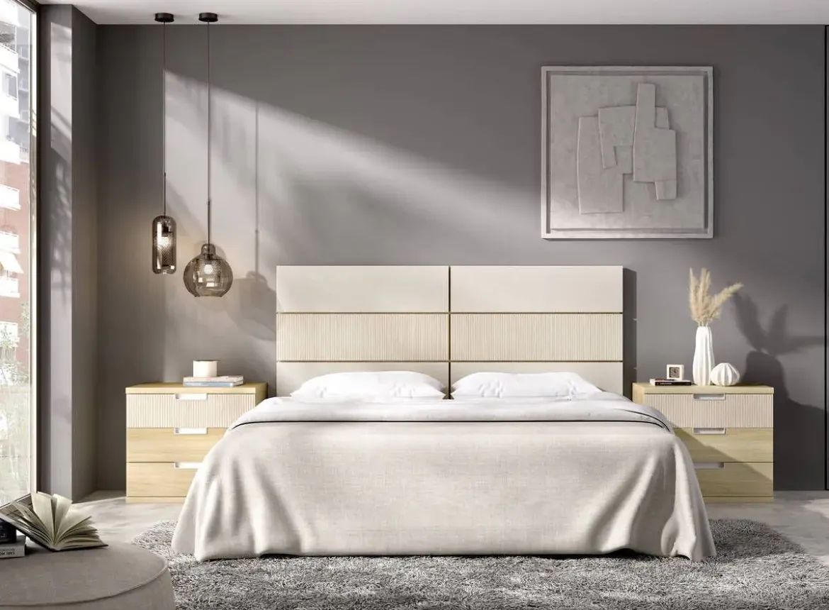 Cabecero de Cama 135-150 en Olmo y Arena MUNDOJOVEN A86214