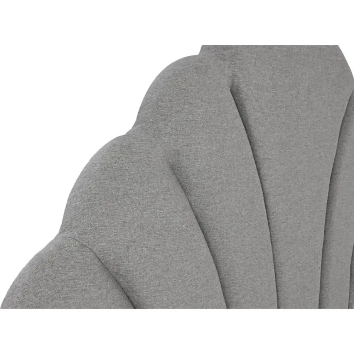 Cabecero de 189 cm Color Gris Tapizado en Poliéster MB-210580